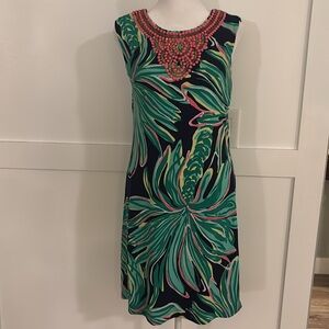 Lilly Pulitzer beaded dress size small in excellent condition